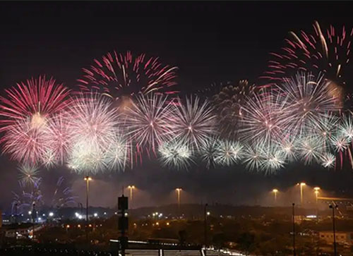 汶川县焰火晚会